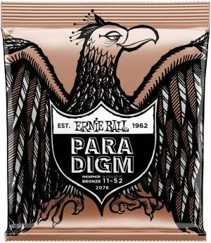 Ernie Ball 2078 Paradigm (11-52) Комплект струн для акустической гитары.