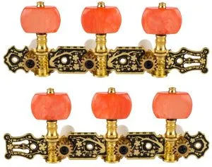 Alice AO-020HV2P Комплект колков на планке для классической гитары.