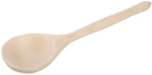 "Хохлома" LHL6101 Ложка деревянная полубаская столовая, без росписи, фрезерная.