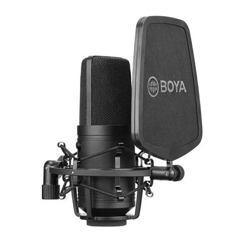 Boya BY-M800 Широкомембранный кардиоидный конденсаторный микрофон.