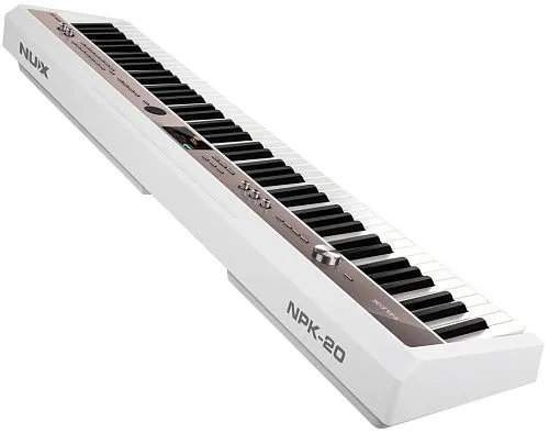 Nux NPK-20-WH Цифровое пианино, белое, без стойки.