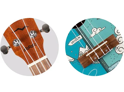 Flight AUC-33 Two Seasons Укулеле концерт, серия Art.
