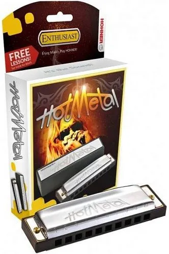 Hohner Hot Metal C Губная гармошка.