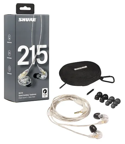 Shure SE215-CL Наушники-вкладыши динамические.