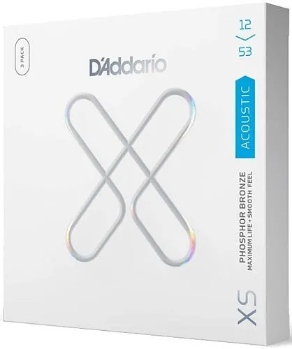 D'Addario XSAPB1253-3P Три комплекта струн для акустической гитары.