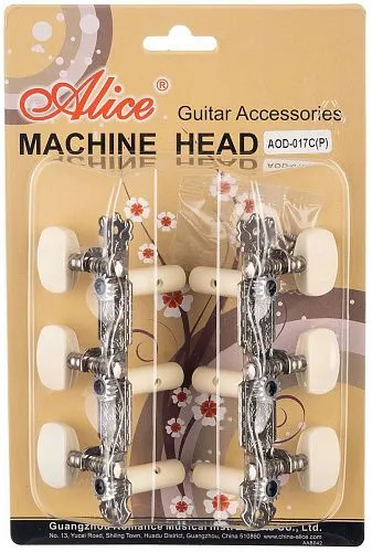 Alice AOD-017CP Комплект колковой механики для классической гитары.