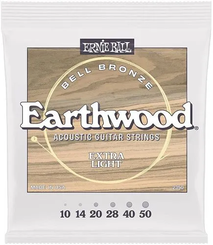 Ernie Ball 2350 (11-50) John Mayer Earthwood Bell Bronze Комплект струн для акустической гитары.