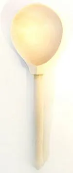 "Хохлома" LHL6201 Ложка деревянная полубаская столовая, без росписи, хемпельная.