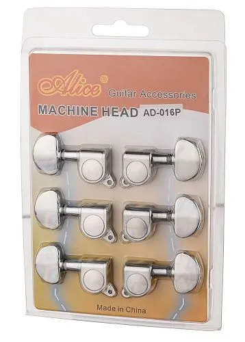 Alice AD-016P (T) Комплект колков универсальный для акустической и электрогитары.