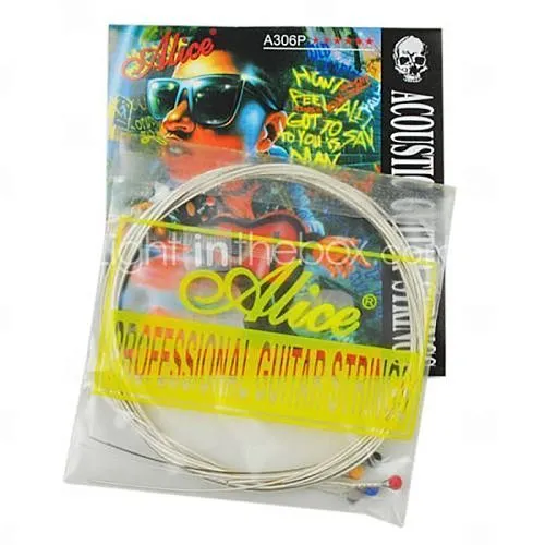 Alice A306P-SL (11-52) Комплект струн для акустической гитары.