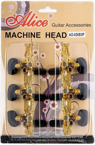 Alice AO-020B3P Комплект колков на планке для классической гитары.