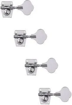 Metallor MHB-01-CR-4L Колки для бас-гитары, 4л, хром.