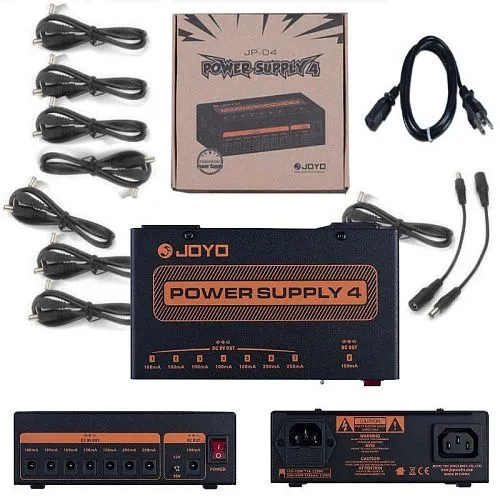 Joyo JP-05 Блок питания для педалей эффектов, 7х9 В+1 комбо.