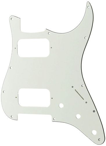 Musiclily MX2248AW Защитная накладка для электрогитары Fender Stratocaster HH, 3 слоя, белая.