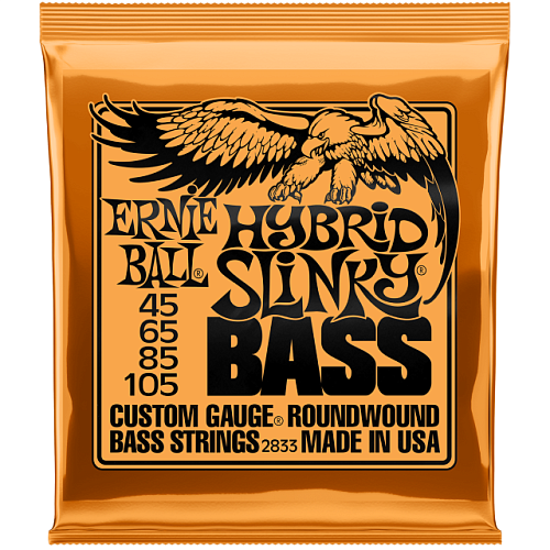 Ernie Ball 2833 (45-105) Комплект струн для бас-гитары.