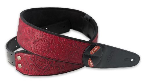RightOn Straps Mojo Sandokan Red Ремень для гитары.
