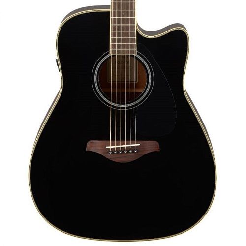 Yamaha FGC-TA BL TransAcoustic Гитара трансакустическая с вырезом.