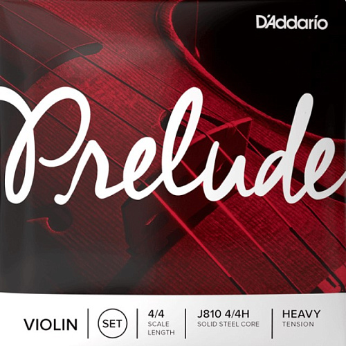 D'Addario J810-4/4H Prelude Комплект струн для скрипки. 4/4. Натяжение сильное.