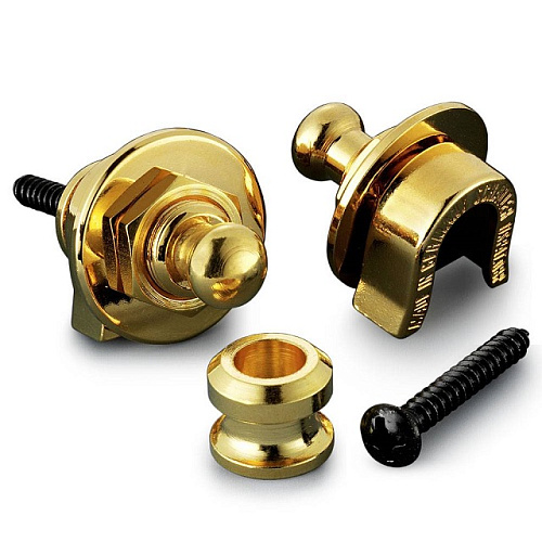 Schaller 14010501 Security Lock Крепление для ремня с блокировкой для гитары (пара).