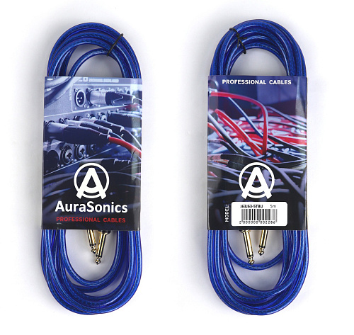 AuraSonics J63J63-5TBU Кабель инструментальный.