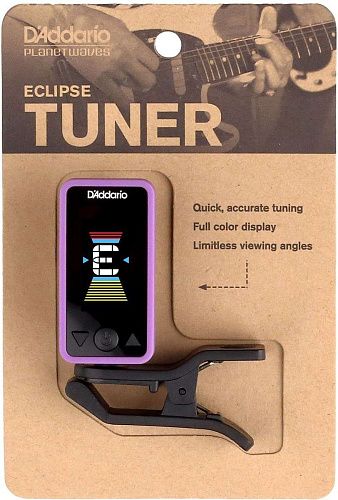 Planet Waves PW-CT-17PR Eclipse Тюнер на прищепке, фиолетовый.