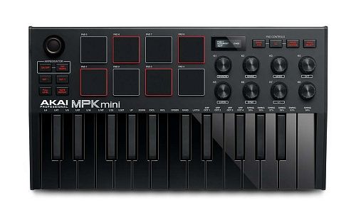 Akai Pro MPK Mini MK3 B USB/MIDI-клавиатура.