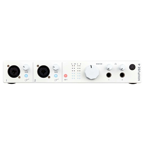 Arturia MiniFuse 4 White USB аудио интерфейс.
