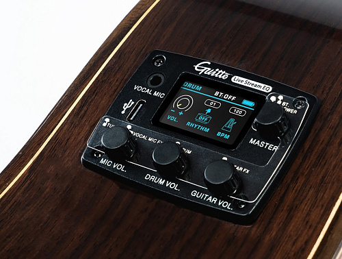 Guitto GGP-05 Звукосниматель для акустической гитары, с вибродинамиком.