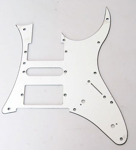 Caraya H-1004A Защитная накладка для электрогитары HSH, трехслойная, белая.