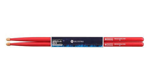 HUN 10104003 Colored Series Bluefire 5A Red Барабанные палочки, красные.