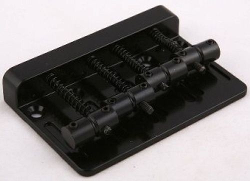 Metallor BB-02-BK Бридж (струнодержатель) для бас-гитары, черный.