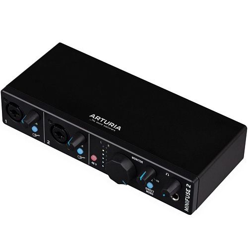 Arturia MiniFuse 2 Black USB аудио интерфейс.