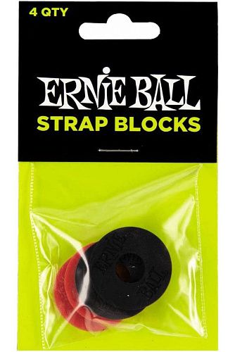 Ernie Ball 4603 Резиновые фиксаторы ремня (стреплоки) 4 шт.