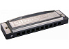 Hohner Silver Star 504/20 F Губная гармошка.-0