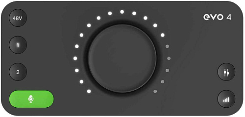 Audient EVO 4 Компактный USB-аудиоинтерфейс с режимом LoopBack.