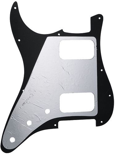 Musiclily MX2248BK Защитная накладка для электрогитары Fender Stratocaster HH, 3 слоя, черная.