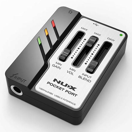 Nux Pocket-Port Портативный гитарный аудио USB интерфейс.