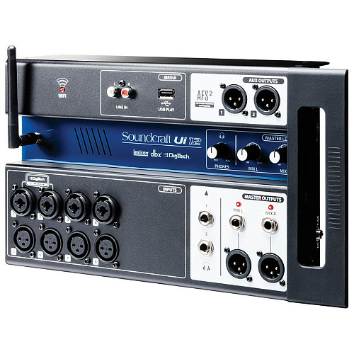 Soundcraft Ui12 Беспроводной цифровой микшерный пульт.