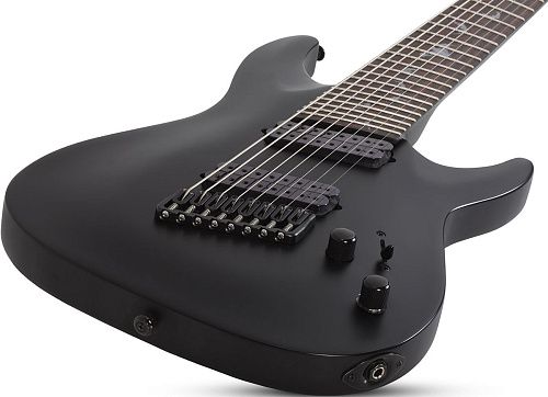 Schecter Damien-8 MS SBK Электрогитара.