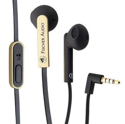 Fischer Audio FE-155-RC-Gold Наушники внутриканальные с микрофоном, черный/золото.