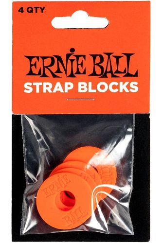 Ernie Ball 5620 Резиновые фиксаторы ремня (стреплоки) 4 шт.