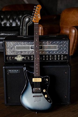 JET JJ-350 Baritone Moonburst Электрогитара баритон.
