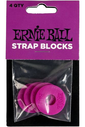 Ernie Ball 5618 Резиновые фиксаторы ремня (стреплоки) 4 шт.
