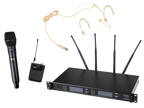LAudio LS-Q7-MH Радиосистема с ручным и головным передатчиком.