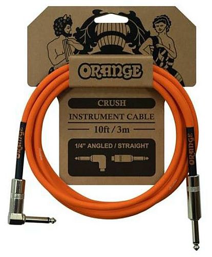 Orange Crush 10ft Angled Инструментальный кабель.