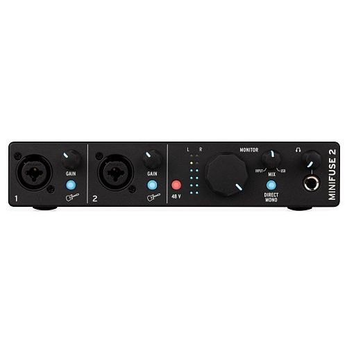Arturia MiniFuse 2 Black USB аудио интерфейс.