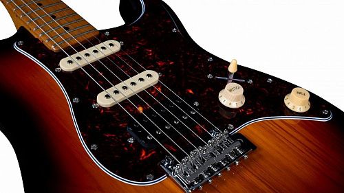 JET JS-400 SB Электрогитара, Stratocaster.