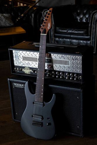 JET JS-507 BK Электрогитара 7-ми струнная, Superstrat.