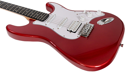 Rockdale Stars HSS Red Metallic Электрогитара