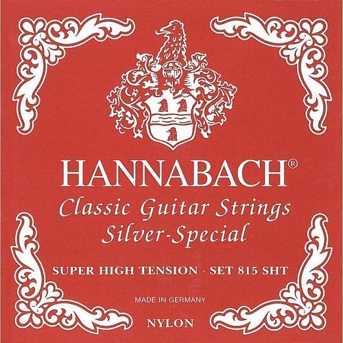 Hannabach 815SHT Red Silver-Special Комплект струн для классической гитары.